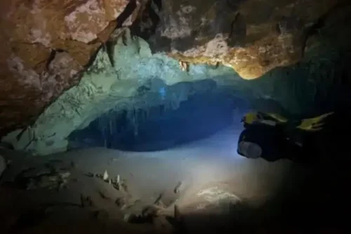 Cave in Cabarete Domonican Republic