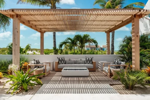 Relax area in luxury Home in Bahamas in Caribbean