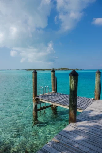 Home with private dock in the Caribbean