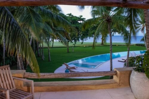 Infinity pool with ocean view in Casa de Campo