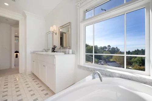 Beautiful bathrooms in a unique home in Los Angeles