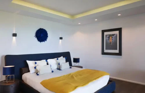 Master suite with Queen bed in St Barth