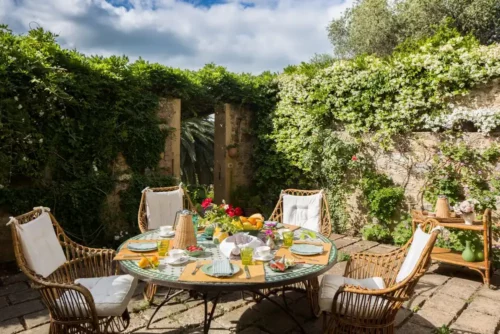 Dining room in private house in Tuscany