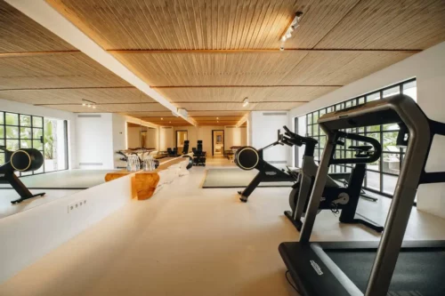 Private gym in Top villa in Ibiza