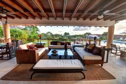 Panoramic terrace in villa in Casa de Campo