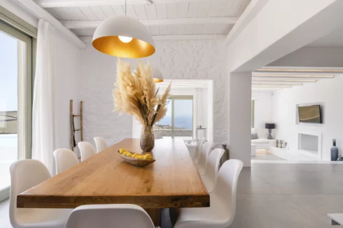 Dining room in private Home in Mykonos