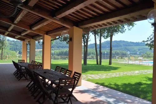 Dining room in private villa in Tuscany