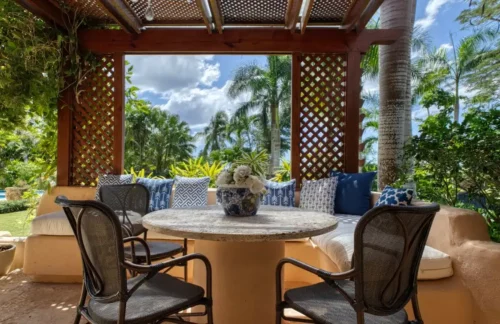 Dining room in private villa in Casa de Campo