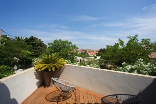 Panoramic terrace in home in St tropez