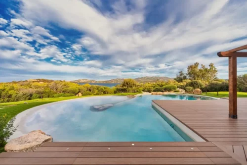 Infinitypool in private home in Porto Cervo