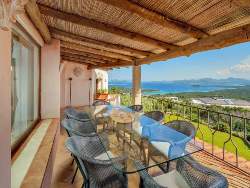 Dining room in private villa in Sardinia