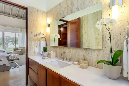 Luxury bathroom in private villa in Casa de Campo