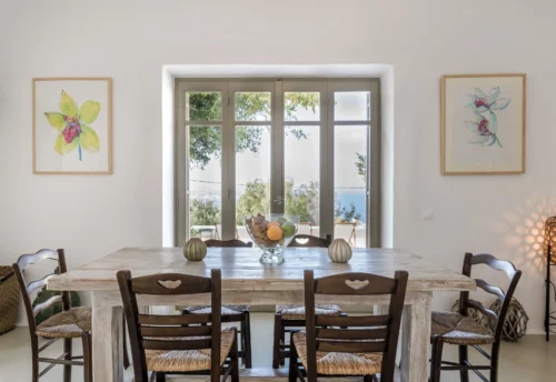 Dining room in private Home in Mykonos