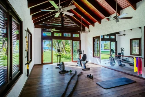 Private gym in the Luxury Villa