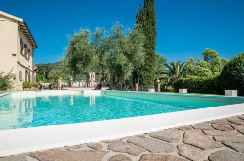 Pool in Private house in Tuscany