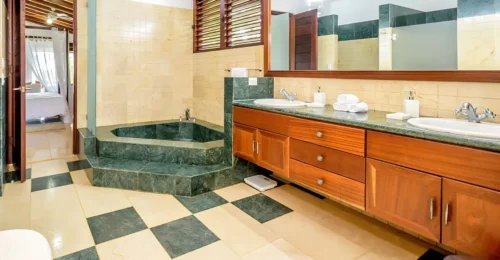 Luxury bathroom in private villa in Casa de Campo