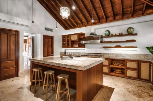 Professional luxury kitchen in villa in La Romana Casa de Campo