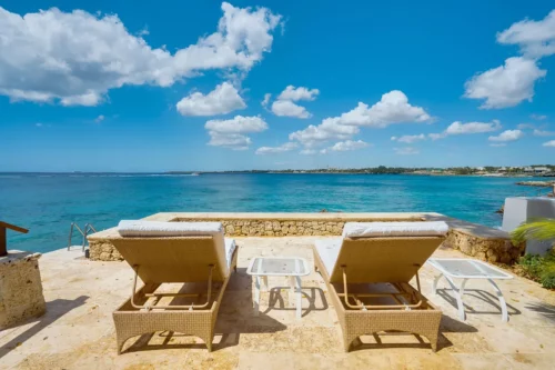 Relax area in luxury villa in La Romana