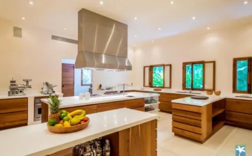 Professional luxury kitchen in a villa in La Romana Dominican Republic