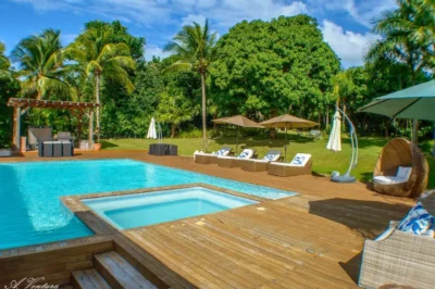 Relax area in luxury villa