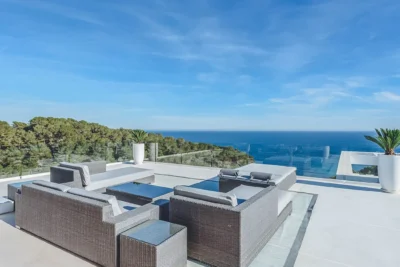 Panoramic terrace in villa Home in Ibiza