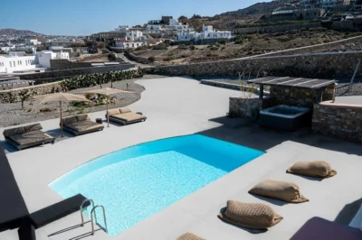 Relax area in luxury Home in Mykonos