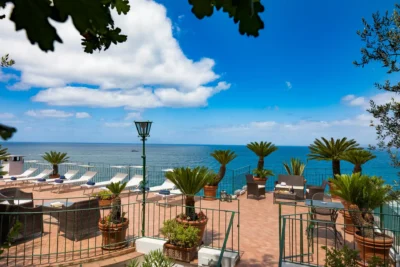 Panoramic terrace in Home in Sorrento