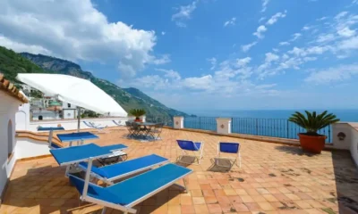 Relax area in luxury villa in Positano