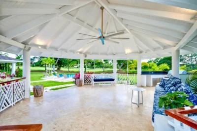 Panoramic terrace in villa in Casa de Campo