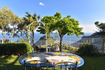 Dining room in private villa in Amalfi Coast