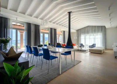 Dining room in private Home in Crete