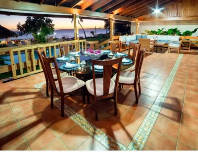 Dining room in private home in Casa de Campo